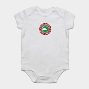 Puerto Vallarta, Jalisco, Mexico, with Yellowfin Tuna Silhouette Baby Bodysuit